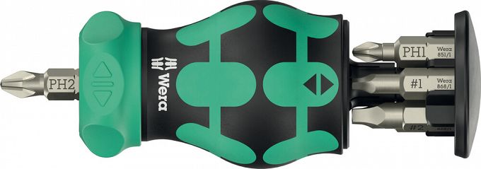 Kraftform Kompakt Stubby Magazin RA 4, 6 części WERA 05008893001