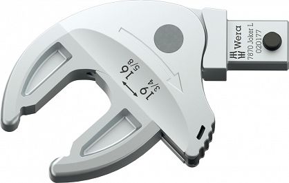 Samonastawny wtykowy klucz płaski 7870 Joker L, zakres pracy 16-19 mm, chwyt 9x12, 9x12 x 16-19 x 5/8-3/4" x 77 mm WERA 05020177001