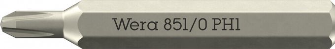 Bity 851/0 Micro do śrub Phillips-Recess, PH 1 x 30 mm WERA 05058122001