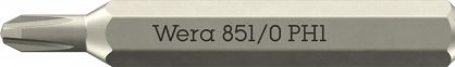 Bity 851/0 Micro do śrub Phillips-Recess, PH 1 x 30 mm WERA 05058122001