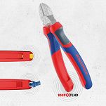 Klipsy Color Antracyt KNIPEXTEND (10 szt.) KNIPEX 00 61 10 CA - 6