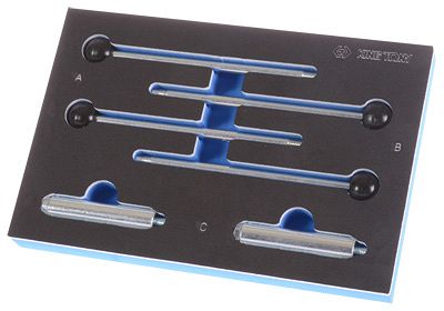 Zestaw do wspierania przedniej prowadnicy (Audi, VW, Seat) KING TONY 9AT1006E