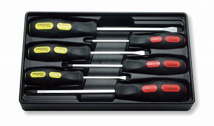 Zestaw wkrętaków krzyżowych PH i płaskich do pobijania KOKEN