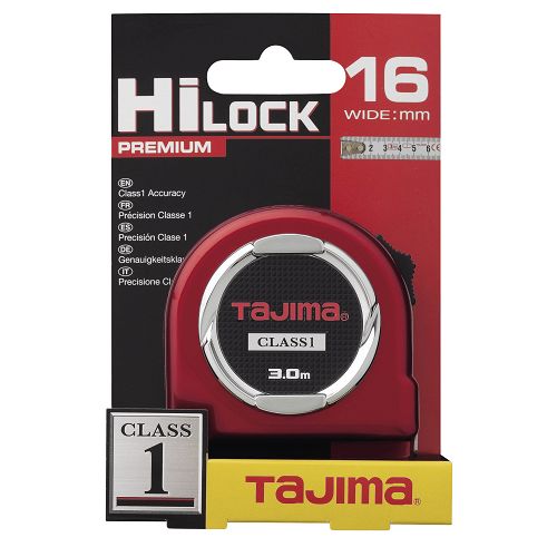 Miara zwijana stalowa z blokadą HI-LOCK 3m x 16mm I klasa TAJIMA L16-30E1-EUR