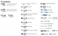 Zestaw narzędzi 83cz. nasadki 1/4