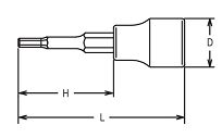 Nasadka 3/8
