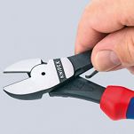 Szczypce Tnące Boczne ze sprężyną o zwiększonym przełożeniu KNIPEX 74 12 160 - 6