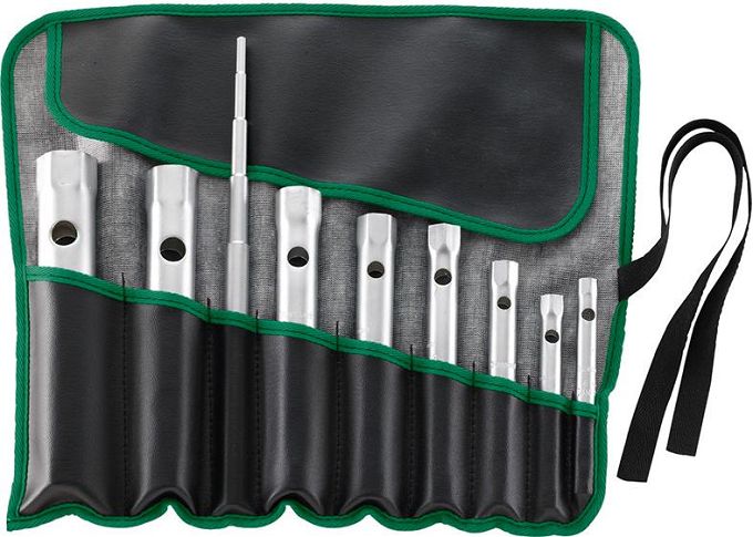 Zestaw kluczy rurkowych 9-częściowy Nylontasche FORTIS 4317784779517