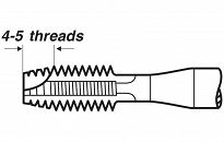 Gwintownik maszynowy + wiertło M 10 x 1.5 VOLKEL 35295 - 2