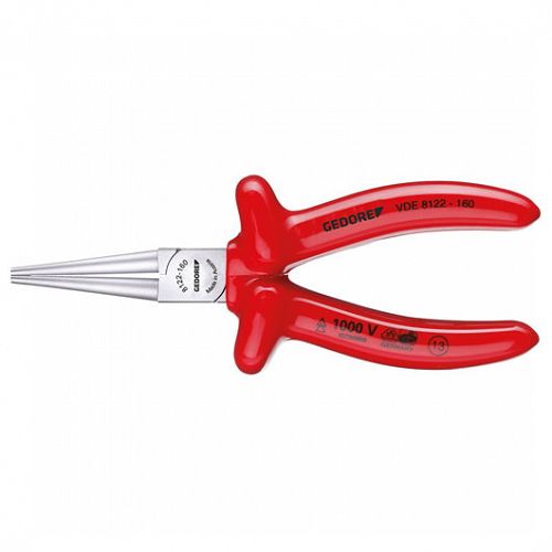 Szczypce okrągłe VDE 160 mm Nr VDE 8122-160 GEDORE 6717110