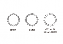 Regulowany ściągacz pokrywy zbiornika paliwa 3/8