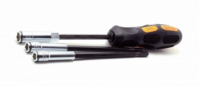 Zestaw wkrętaków nasadowych 7, 8, 10mm KOKEN