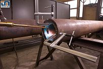 Ścisk śrubowy ślusarski stalowy 250/120mm GZ z pokrętłem BESSEY GZ25K - 5