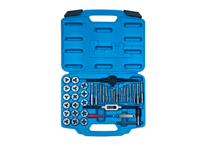 Zestaw metrycznych narzynek i gwintowników 39 części KING TONY 12939MQ1