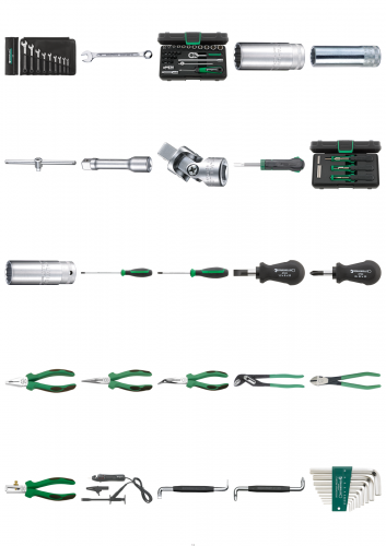 Zestaw 78 narzędzi dla elektryków 3027 STAHLWILLE 97843101
