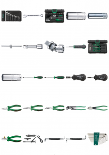 Zestaw 78 narzędzi dla elektryków 3027 STAHLWILLE 97843101
