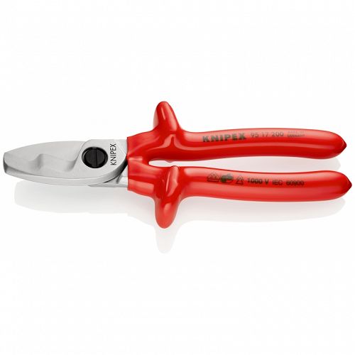 Nożyce Izolowane do Cięcia Kabli Cu i Al KNIPEX 95 17 200