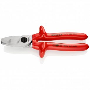 Nożyce Izolowane do Cięcia Kabli Cu i Al KNIPEX 95 17 200