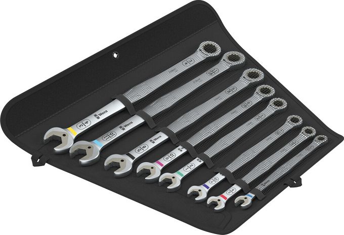 Zestaw kluczy płasko-oczkowych z grzechotką 6007 Joker Imperial 8 Set 1, calowych, 8 części WERA 05020385001