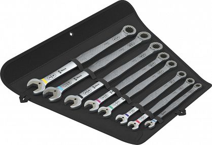 Zestaw kluczy płasko-oczkowych z grzechotką 6007 Joker Imperial 8 Set 1, calowych, 8 części WERA 05020385001