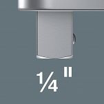 Zabierak do kluczy nasadowych mocowanie 9x12 mm na kwadrat 1/4