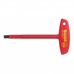 Klucz trzpieniowy sześciokątny 8mm x 150mm rękojeść T electric VDE  WIHA 27931