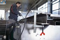 Ścisk spawalniczy 150/80 mm masowy żeliwny  BESSEY TP-1F-RK - 2