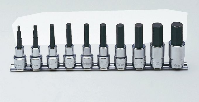 Zestaw nasadek 4mm-19mm trzpieniowych sześciokątnych Inhex 50 KOKEN