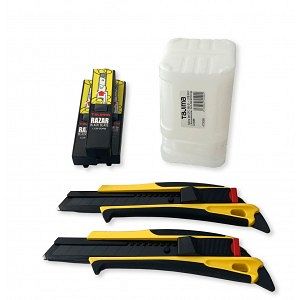 Zestaw nożyków TAJIMA, 5 sztuk (2 x DFC569B, 3 x LCB50RBC)