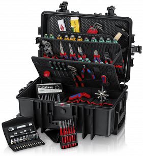 Walizka narzędziowa "Robust45 Move" dla mechaników" KNIPEX 00 21 37 M