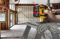 Samoniwelujacy laser krzyzowy i pionujący LAX300 +Teleskopowa podpora lasera  Stabila nr kat 18482 - 2