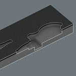 Wkładka piankowa ze szczypcami KNIPEX, Set 2, 9781  3 części 05150181001 - 2
