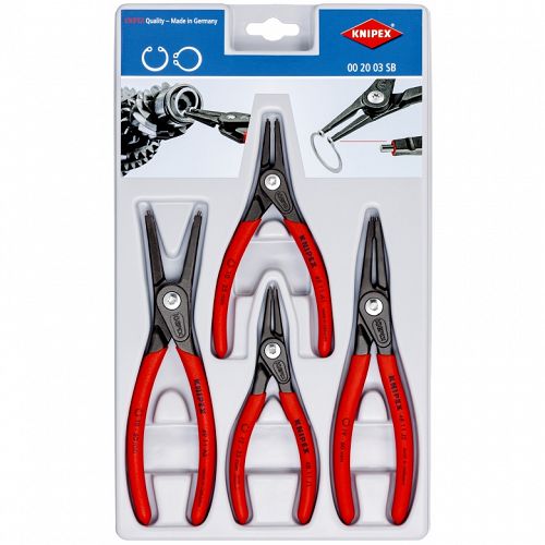 Szczypce segera do pierścieni osadczych zestaw KNIPEX 00 20 03 SB