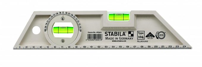Poziomica z tworzywa sztucznego 25cm TYP 104 Allround Stabila 06901