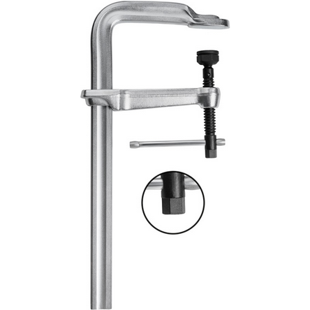 Ścisk śrubowy ślusarski 500/175mm stalowy wzmocniony STBM BESSEY STB50M