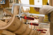 Ścisk śrubowy ślusarski stalowy 400x80mm GZ BESSEY GZ40-8-2K - 7