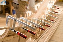 Ścisk śrubowy ślusarski stalowy 400x80mm GZ BESSEY GZ40-8-2K - 8