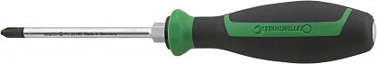 Wkrętak śrubokręt krzyżowy PH3 DRALL+ do pobijania, z Uchwytem sześciokątnym pod Klucz 4632SK 3 STAHLWILLE 46323103