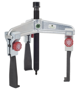 Ściągacz 3-ramienny uniwersalny ze smukłymi, szybkoprzestawnymi ramionami KUKKO 30-20+S