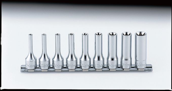 Zestaw nasadek E4-E16 TORX długich KOKEN