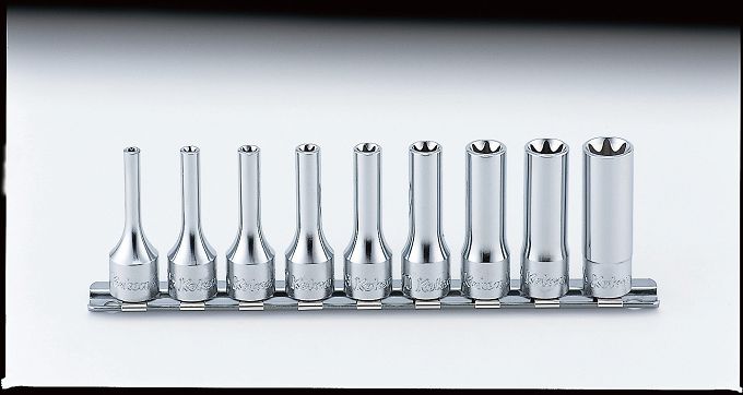 Zestaw nasadek E4-E16 TORX długich KOKEN