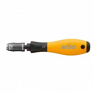Wkrętak śrubokręt z uchwytem na bity SoftFinish ESD, blokowany mechanicznie 1/4" 32161 WIHA