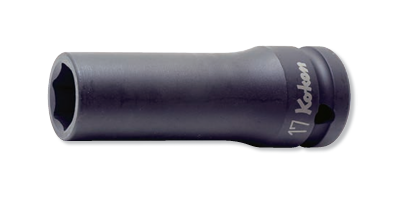 Nasadka udarowa sześciokątna długa cienkościenna, 7/16" KOKEN