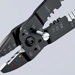 Szczypce do Zaciskania Zagniatania Odizolowania i Cięcia KNIPEX 97 22 240 - 9