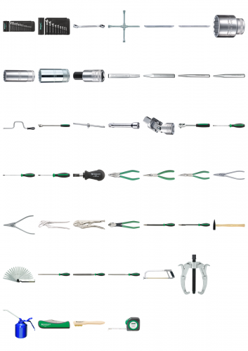 Zestaw 129 narzędzi warsztatowych 802N STAHLWILLE 97840312