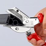 Nożyce do Cięcie bez zgniatania Gumy Profili Ukośne KNIPEX 94 35 215 - 2