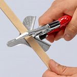 Nożyce do Cięcie bez zgniatania Gumy Profili Ukośne KNIPEX 94 35 215 - 3