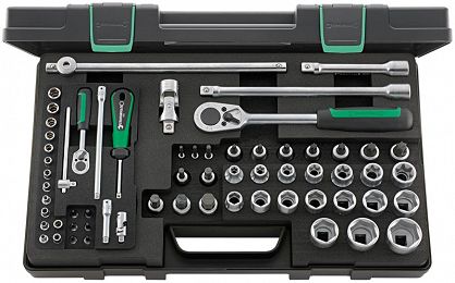 Komplet kluczy nasadowych TORX® 1/2" i 1/4" - MAXI, 63-elementowy w walizce ABS 96013702 STAHLWILLE 