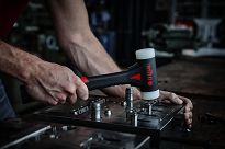 Młotek z miękkim obuchem FibreBuzz bezodrzutowy, bardzo twardy WIHA 44598 - 3