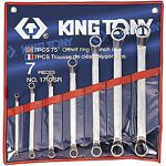 Zestaw kluczy oczkowych odgiętych 75° calowych 1/4 - 1.1/8